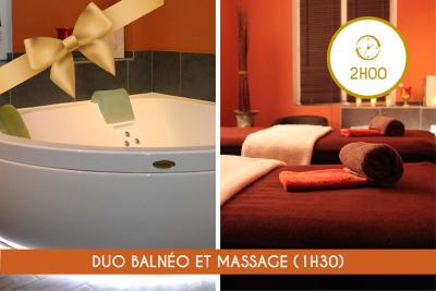 Duo Balnéo et massage 1h30